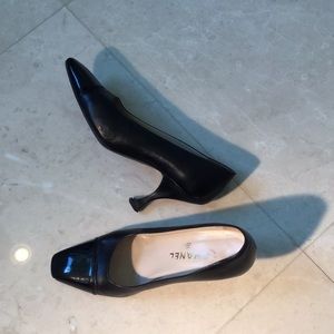 Chanel patent toe pumps REDUCED!